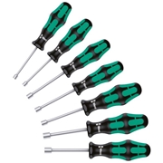 Afbeeldingen van Set of hexagonal nutdrivers with handle WERA 395 HO/7 SM