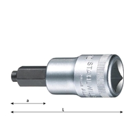 Image de Socket drivers 1/2" for hexagonal socke head screws with central hole STAHLWILLE 54IC