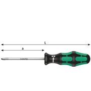 Image de Screwdrivers for Pozidriv screws WERA 355 PZ