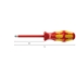 Image sur Screwdrivers insulated series 1000 V for Pozidriv WERA 165I PZ VDE