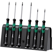 Afbeeldingen van Set of Kraftform micro screwdrivers for electronics WERA 2052/6