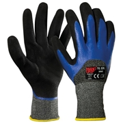 Afbeeldingen van Cut-resistant gloves in fibre with 3/4 double nitrile coating MANOGRIP 30940