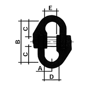 Afbeeldingen van Hammerlocks for lifting chain slings B-HANDLING