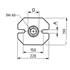 Afbeelding van Screw supports heavy type