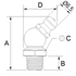 Afbeelding van Hydraulic grease nipples 45°