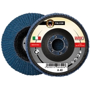 Image de Flap grinding discs with fiberglass backing in zirconium abrasive cloth WRK FALCON FIBRA