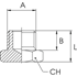 Afbeelding van Cylindrical male threaded plugs AIGNEP 3020