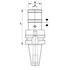 Picture of Tapping chucks with axial compensation MAS 403 BT form A SCM