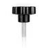 Afbeelding van Lobe knobs 6 lobes in duroplast male thread WRK