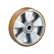 Afbeeldingen van Polyurethane wheels with aluminium centre TELLURE RÔTA