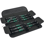 Image de Set of micro screwdrivers for electronics with pouch WERA 12 ELECTRONICS 1