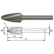 Image de Carbide rotary burrs PFERD RBF