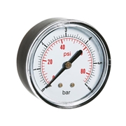 Afbeeldingen van Dry pressure manometers in ABS case rear connection