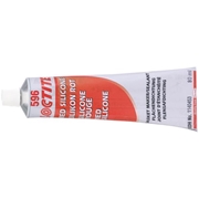 Afbeeldingen van Red silicone auto-leveling gasketing LOCTITE 596