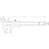 Afbeelding van Monoblock vernier calipers resolution 0,02 mm MITUTOYO SERIE 530