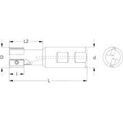 Afbeeldingen van Threading indexable end mills KERFOLG single side