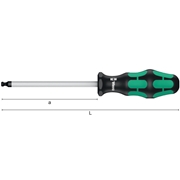 Image de Hexagonal screwdrivers with ball head WERA 352