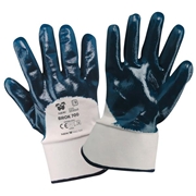 Afbeeldingen van Work gloves in fabric with double NBR coating