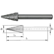 Afbeeldingen van Rotary burrs in HSS PFERD G