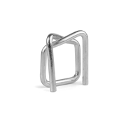 Image de Hooks made of galvanized steel for holding strapping textiles and composites