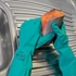 Picture of Work gloves in special blend nitrile sanitized ANSELL 37-675