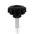 Afbeelding van Lobe knobs 6 lobes in technopolymer male thread WRK