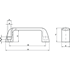 Afbeelding van Handles in technopolymer with through hole WRK