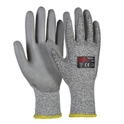 Afbeeldingen van Work gloves cut resistance coated in polyurethane MANOGRIP 30840