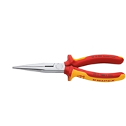 Image de Half round long nose pliers VDE insulated 1000 volts KNIPEX 26 16 200