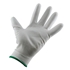 Image sur Work gloves in polyester coated in white polyurethane WRK