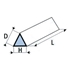 Picture of Abrasive stones oil type india tringular section NORTON