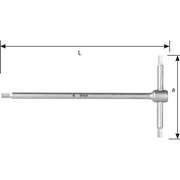 Image de T-handle hexagonal wrenches with fixed rod WRK