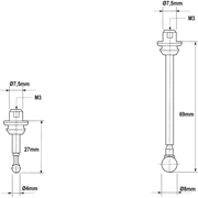 Image de Probe tips spare parts HAIMER