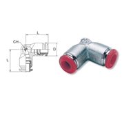 Image de Intermediate pust to connect L fittings in tecnopolymer AIGNEP 50130