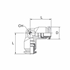 Image sur Intermediate pust to connect L fittings in tecnopolymer AIGNEP 50130