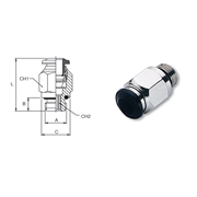 Image de Straight fittings with cylindrical thread AIGNEP 50020N