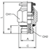 Picture of Straight fittings with cylindrical thread AIGNEP 50020N