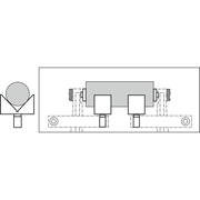 Image de V-shaped supports for cylinders ALPA BA428