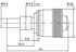 Picture of Micrometer head with large thimble 0-6.5 mm travel ALPA BB135