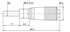 Picture of Micrometer head 0-13 mm travel ALPA BB155