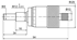 Image sur Micrometer head 0-15 mm travel ALPA BB170