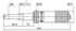 Picture of Micrometer head 0-25 mm travel ALPA BB205