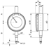 Picture of Ø 58 mm centesimal dial gauge ALPA CB017