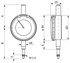 Afbeelding van Ø 80 mm centesimal dial gauge ALPA CB020