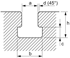 Afbeelding van T-slot square ALPA HA065