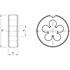 Image sur Right-hand fixed dies for through-holes M KERFOLG