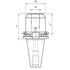 Image sur Hydraulic chucks strong locking DIN 69871 SK form AD+B KERFOLG