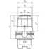 Image sur Hydraulic chucks strong locking DIN 69893 HSK A KERFOLG