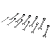 Afbeeldingen van Set of combination wrenches with reversible ratchet WODEX WX1350/K5 - WX1350/K11