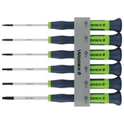 Afbeeldingen van Set of micro screwdrivers for electronics for Torx screws WODEX WX2947/S6